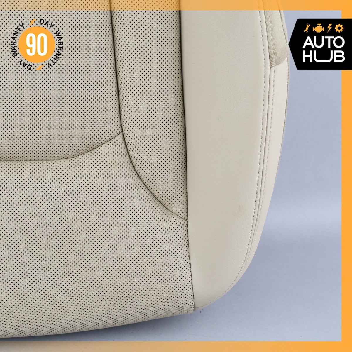 Audi 4M Q7 Front Right Passenger Side Lower Bottom Seat Cushion Beige OEM 87k - photo 5