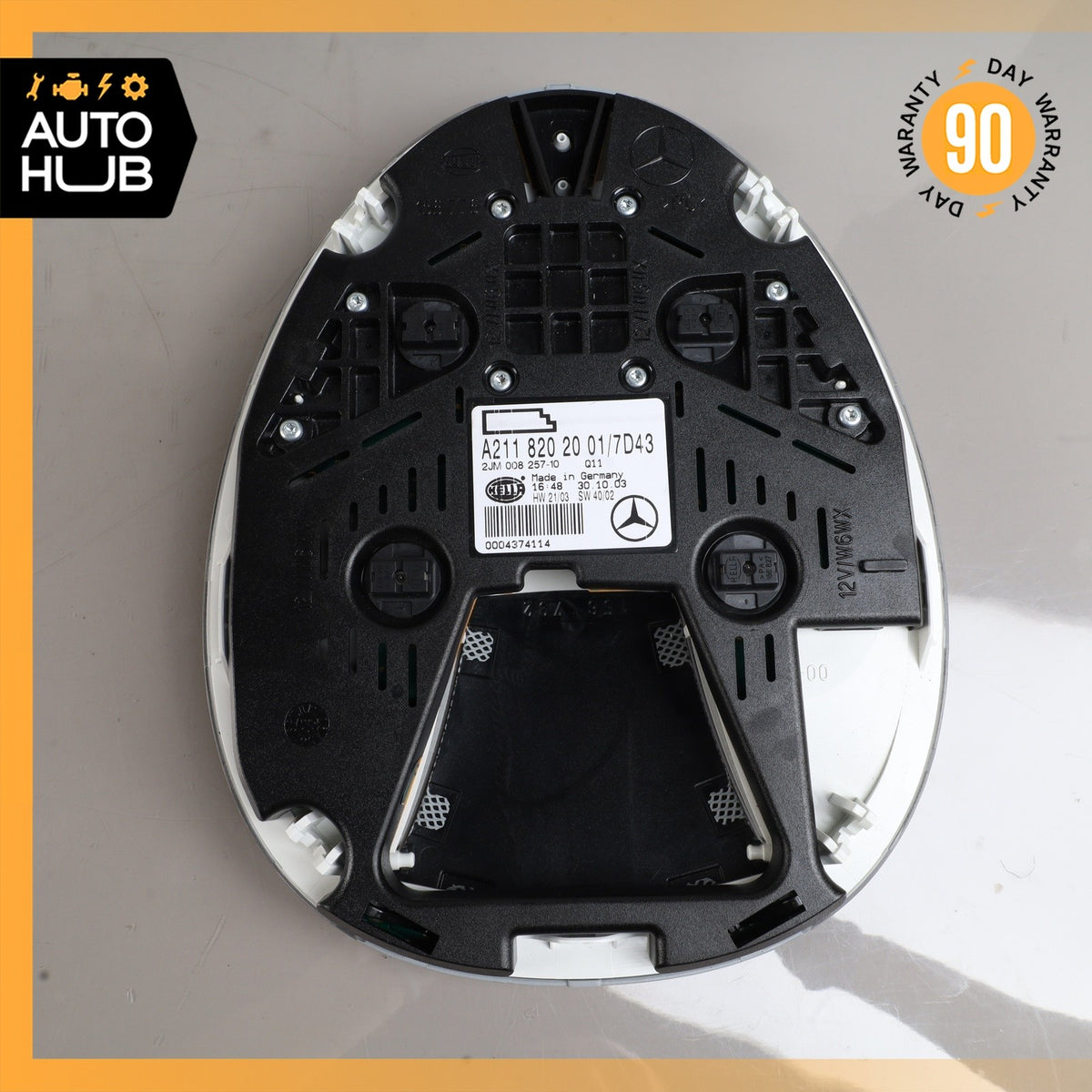 03-11 Mercedes W211 E500 CLS500 Rear Overhead Dome Light Gray 2118202001 OEM - photo 6