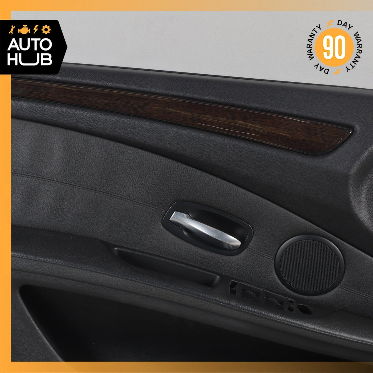 08-10 BMW E60 550i 528i Front Left Driver Side Interior Door Panel w/ Airbag OEM - photo 3