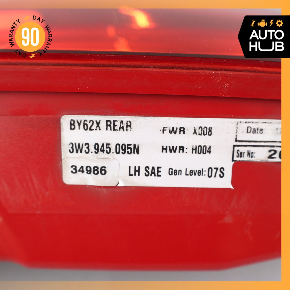 12-13 Bentley Continental GT GTC Left LED Tail Light Lamp 3W3945095N OEM 73k - photo 22