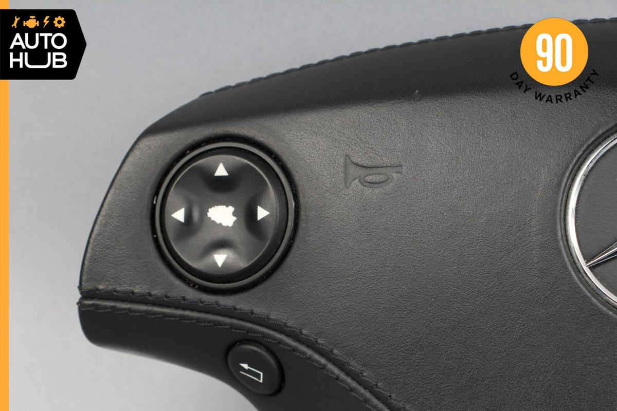 07-10 Mercedes W216 CL600 CL65 S63 AMG Steering Wheel Airbag Air Bag Black OEM - photo 4