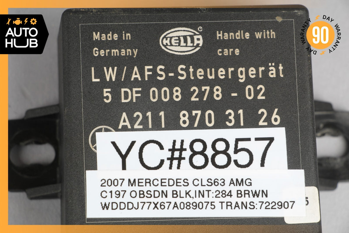 05-12 Mercedes W219 CLS63 CLK350 E350 Headlight Control Module 2118703126 OEM - photo 8