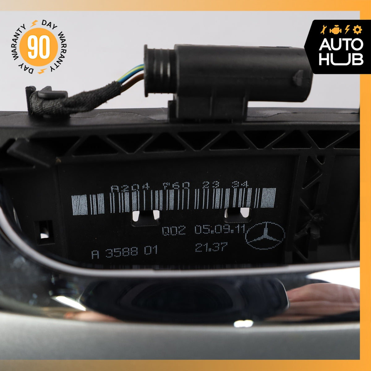 12-14 Mercedes W204 C250 C350 Front Left Exterior Door Handle Keyless Go OEM - photo 13