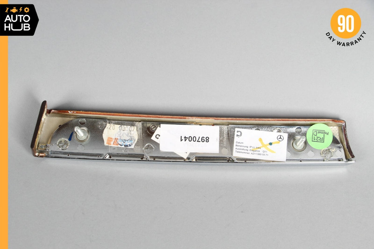 03-09 Mercedes W211 E350 E320 Dashboard Dash Left Driver Side Trim Panel OEM - photo 6