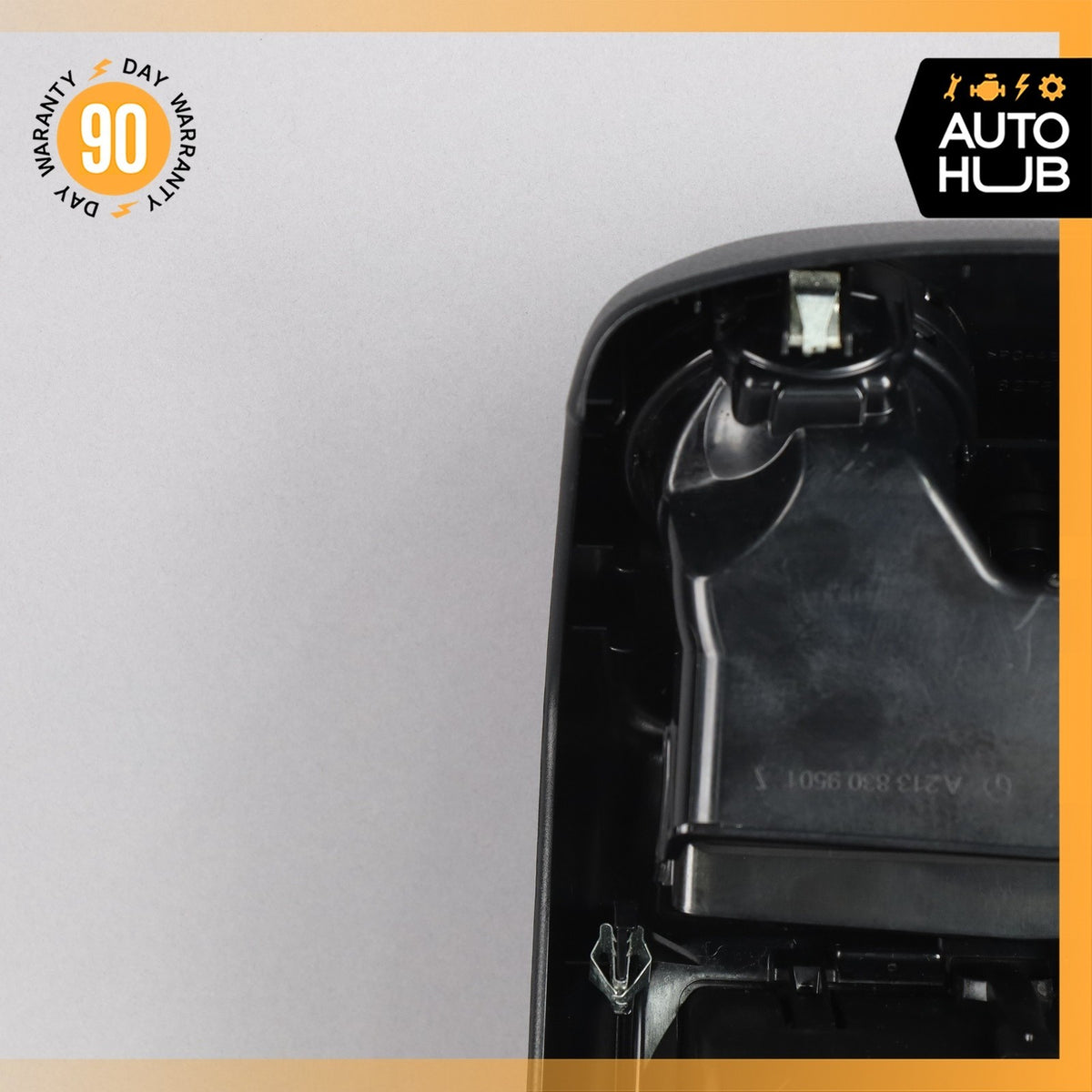 Mercedes W213 E43 AMG Rear Console Switch Cover Panel Bezel Trim Black OEM - photo 11