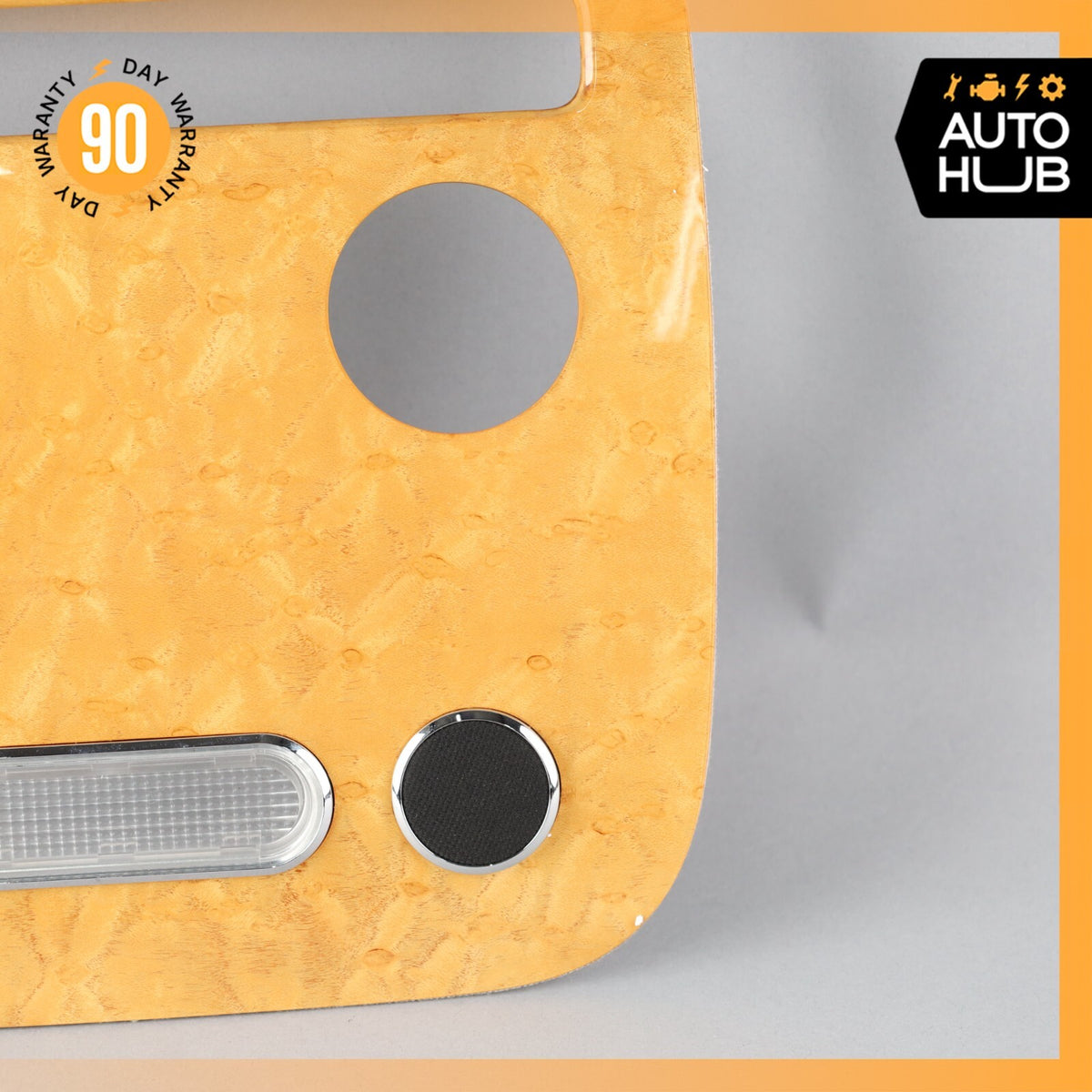 06-13 Bentley Continental Flying Spur Rear Overhead Dome Light Trim Wood OEM 58k - photo 4
