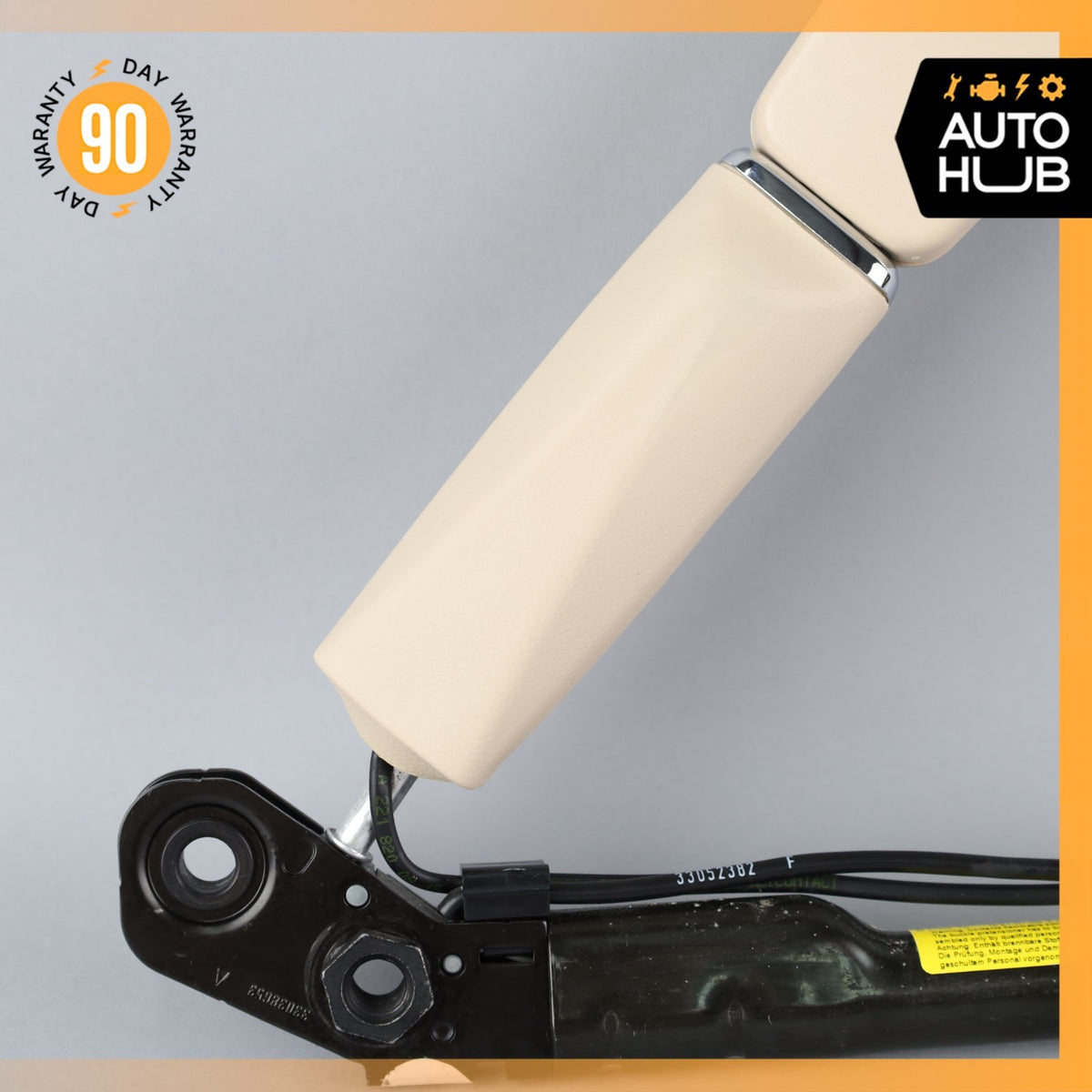 07-09 Mercedes W221 S550 CL550 Front Left Driver Seat Belt Buckle Beige OEM - photo 3