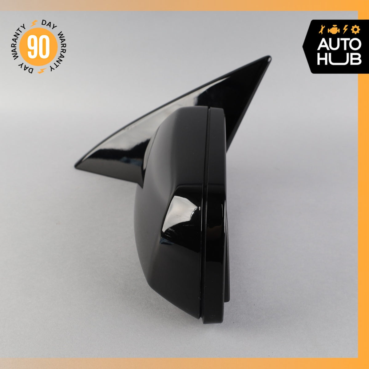 06-10 BMW E64 650i Left Driver Side Rear View Door Mirror Jet Black OEM 71k - photo 13