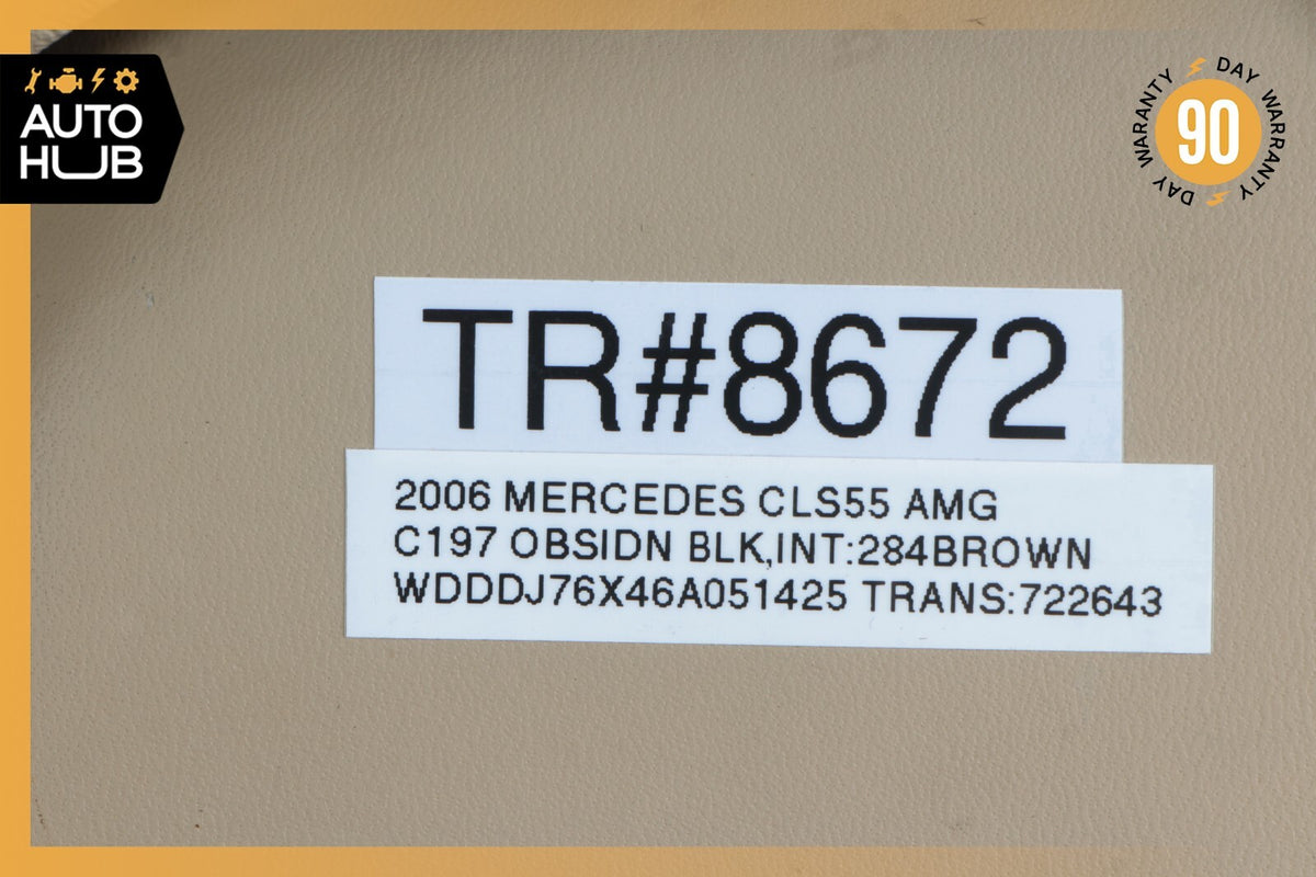 06-11 Mercedes W219 CLS55 AMG Head Rest Headrest Front Left or Right Beige OEM - photo 12