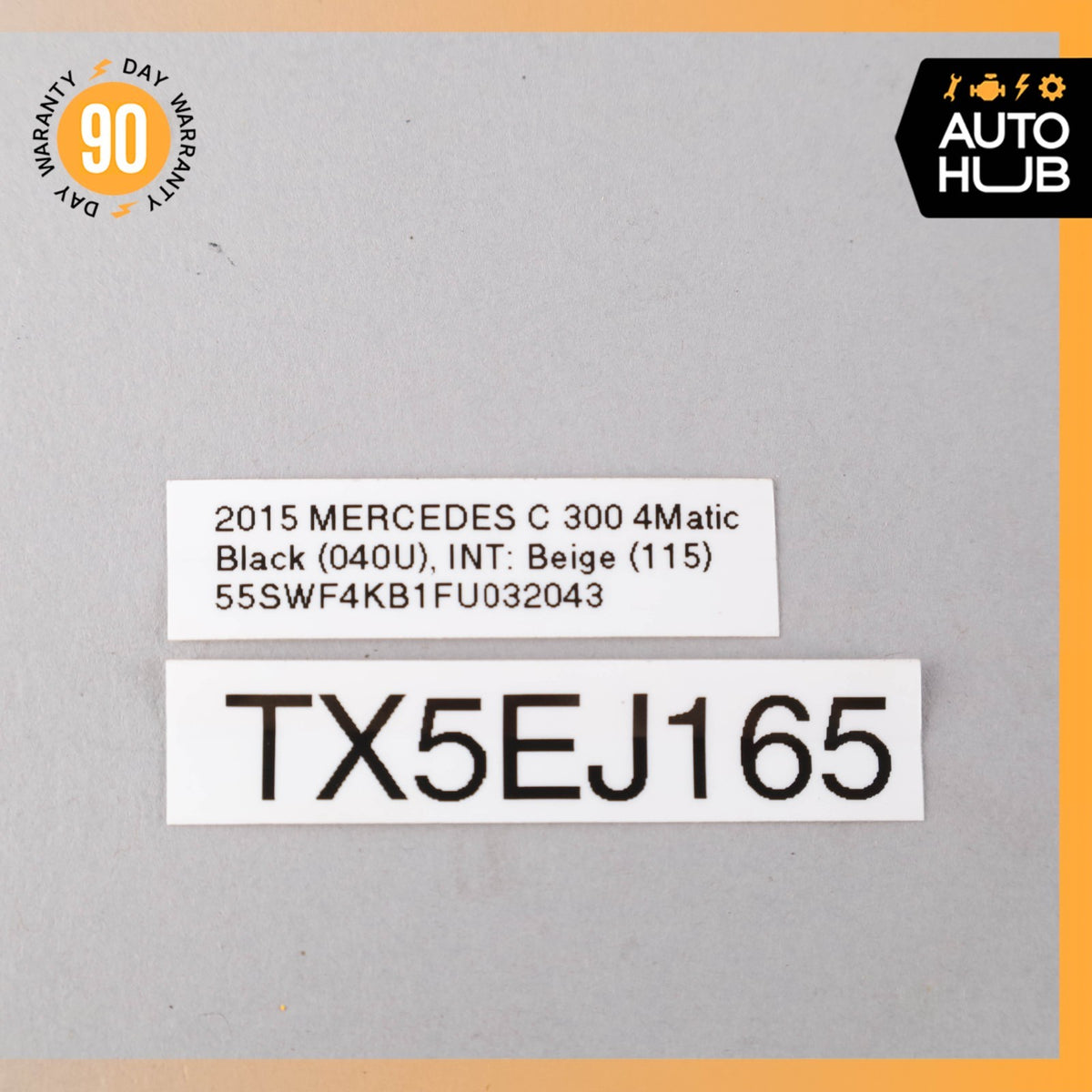 Mercedes W205 C300 Rear Bumper Blind Spot Radar Distance Sensor Module OEM - photo 9