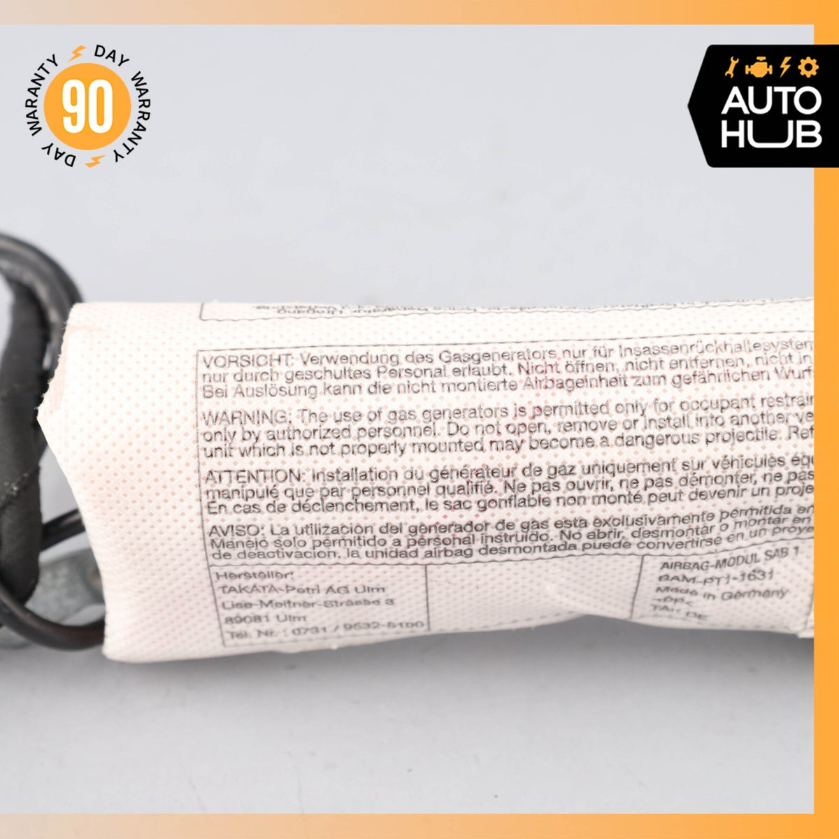 11-18 Porsche Cayenne 958 Front Left Driver Side Seat Airbag 7P0880241A OEM - photo 3