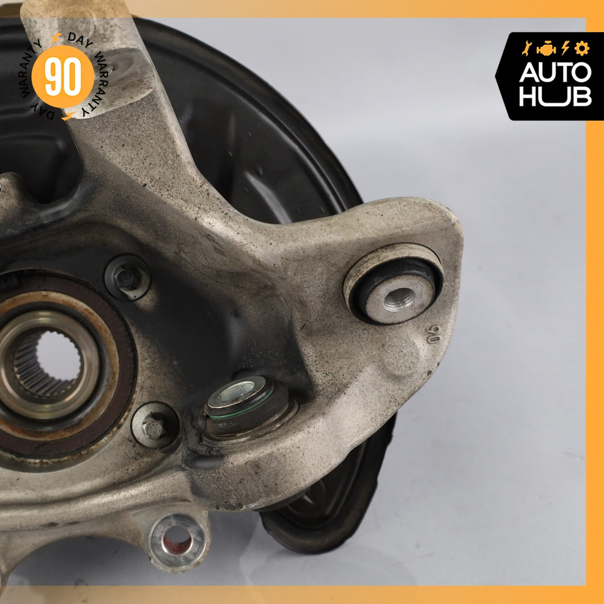 17-20 Mercedes W213 E300 E350 Rear Left Side Spindle Knuckle Hub OEM 84k - photo 11