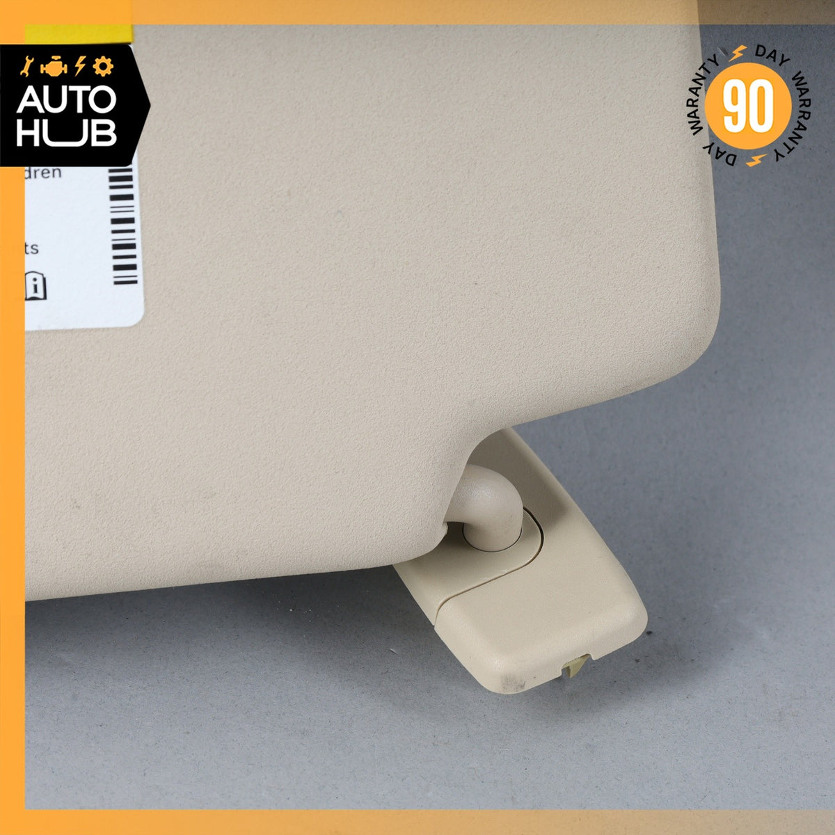 Mercedes W207 E400 C250 Right Side Sun Visor Shade Sunvisor Black OEM - photo 6