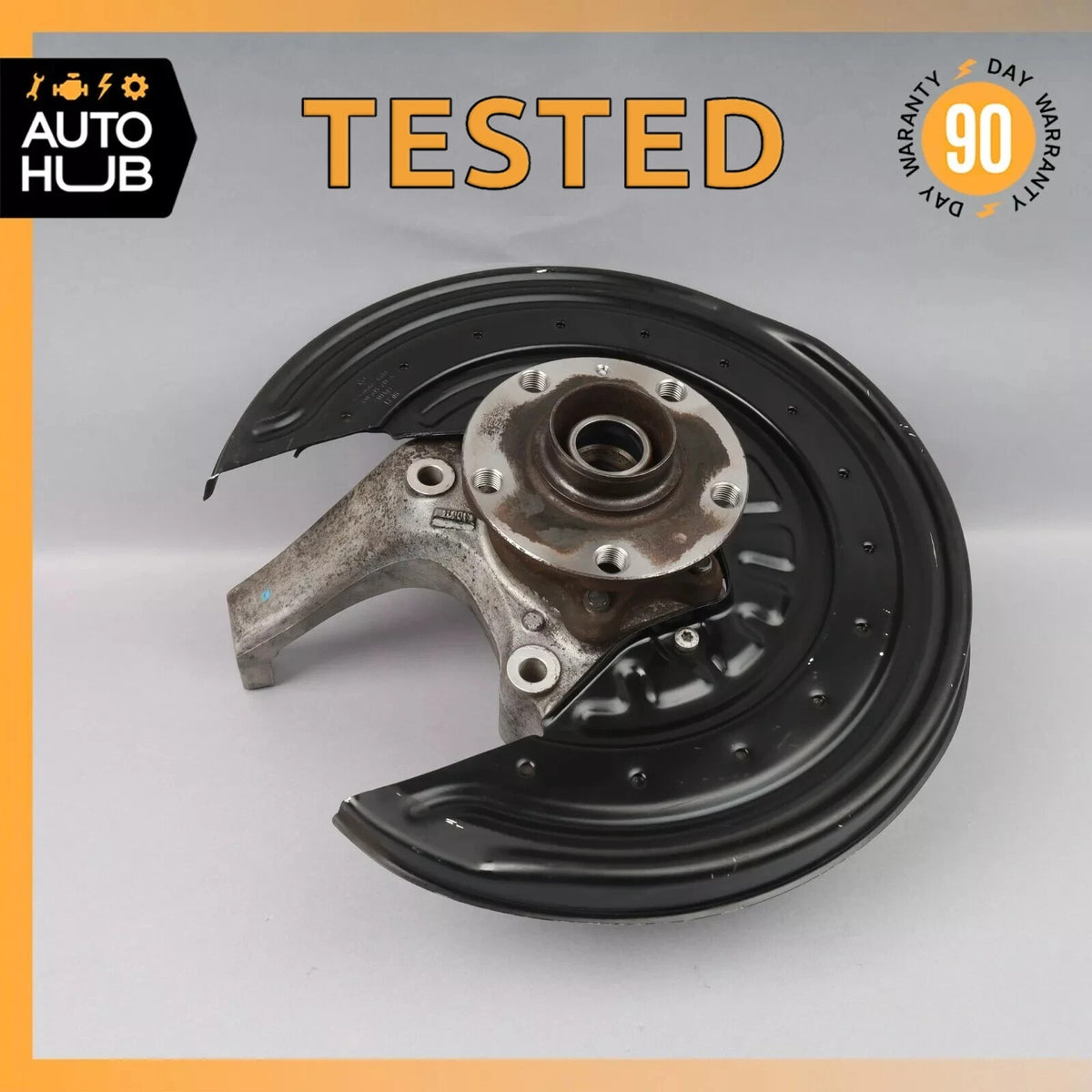 03-13 Bentley Continental GT Rear Left Driver Side Spindle Knuckle Hub OEM - photo 1