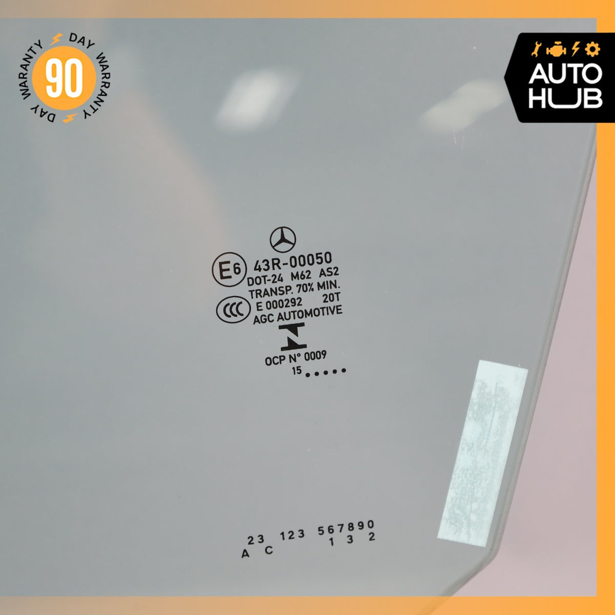 10-16 Mercedes W212 E350 E400 E550 Front Left Side Door Window Glass OEM - photo 9