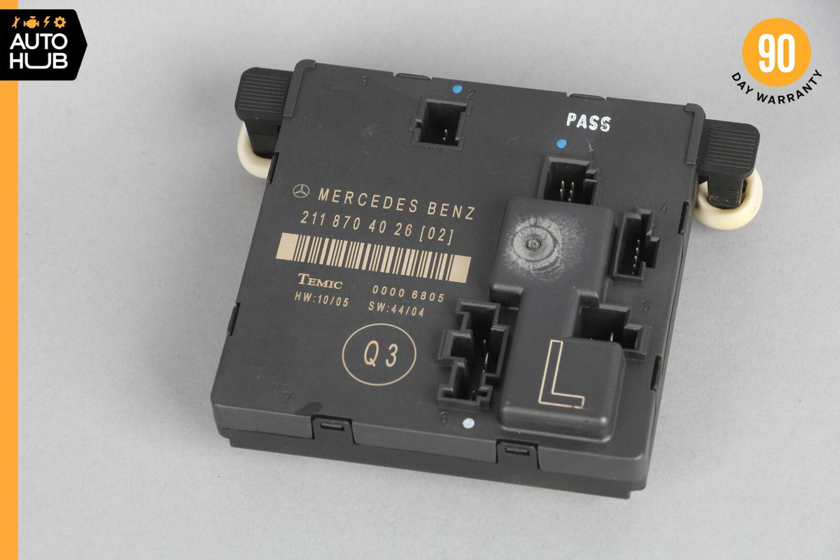 07-09 Mercedes W211 E350 E320 E550 Rear Left Door Control Module 2118704026 OEM - photo 3