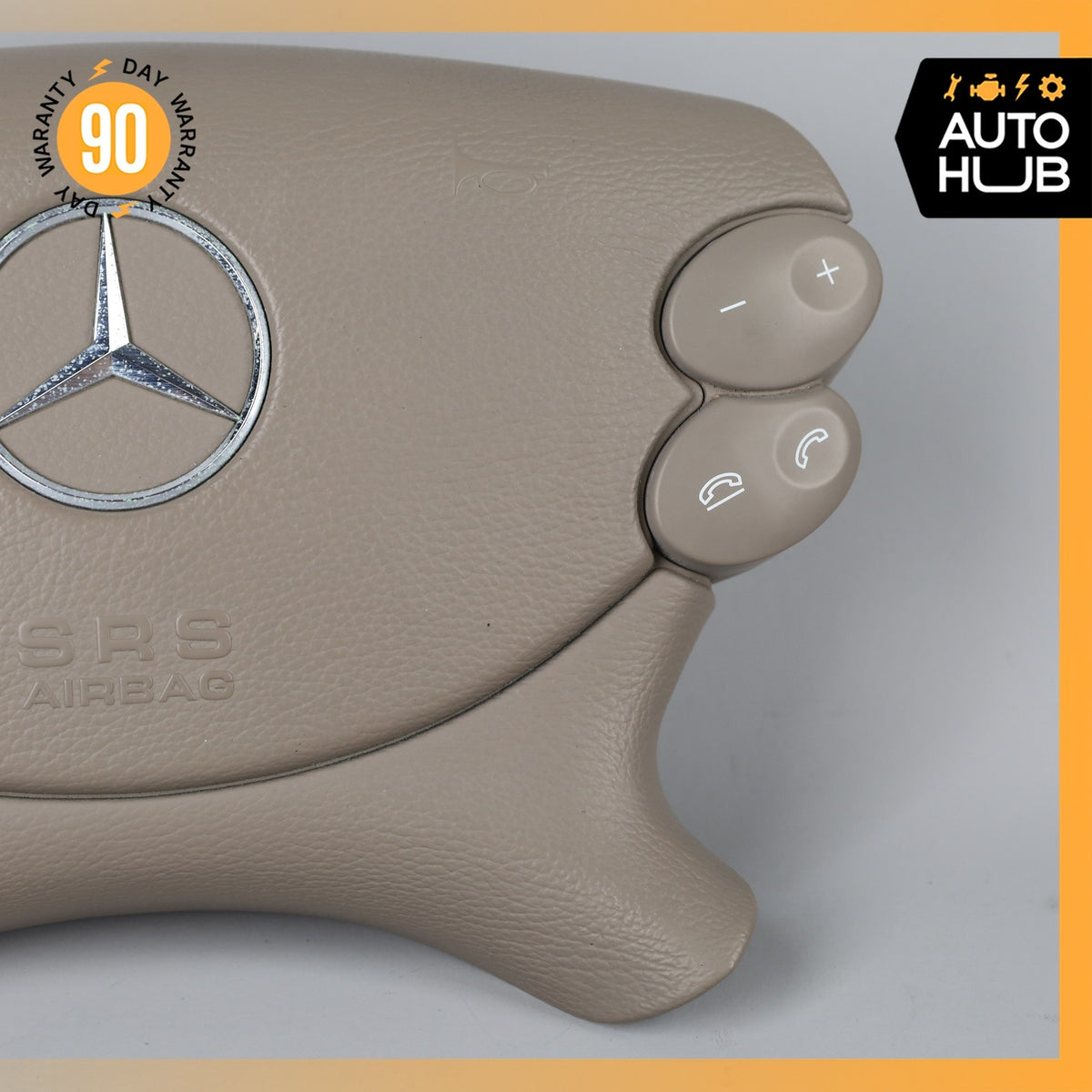 Mercedes R230 SL550 SL55 AMG CLK550 Steering Wheel Airbag Air Bag Beige OEM - photo 5