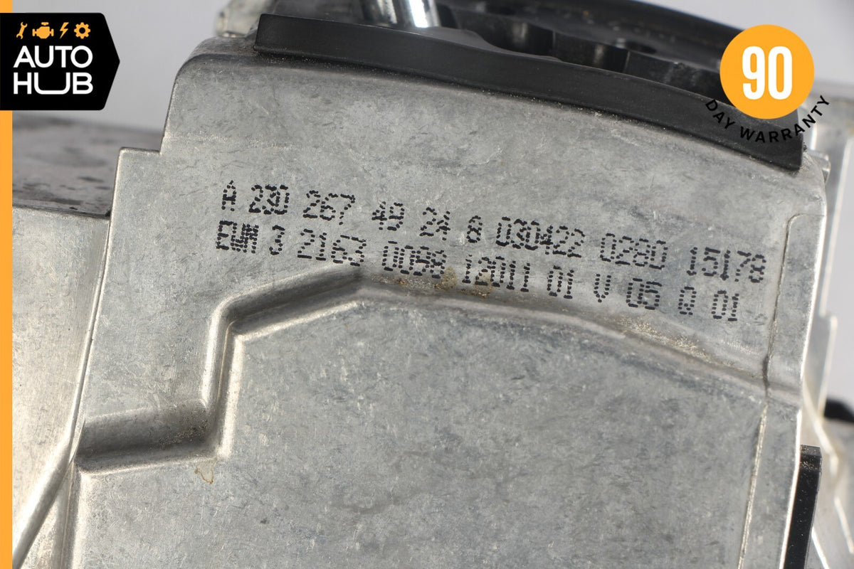 Mercedes R230 SL500 ECU Engine Computer EIS Ignition Switch Key Shifter Set OEM - photo 11