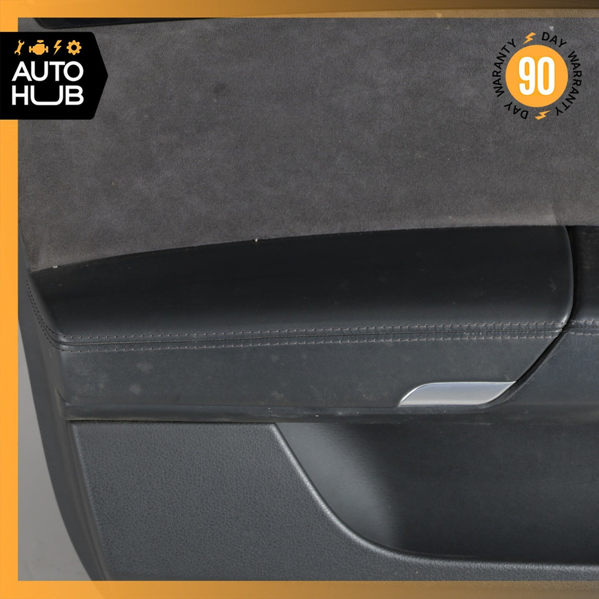 11-17 Audi D4 A8 A8L Front Left Driver Side Interior Door Panel Black Suede OEM - photo 7
