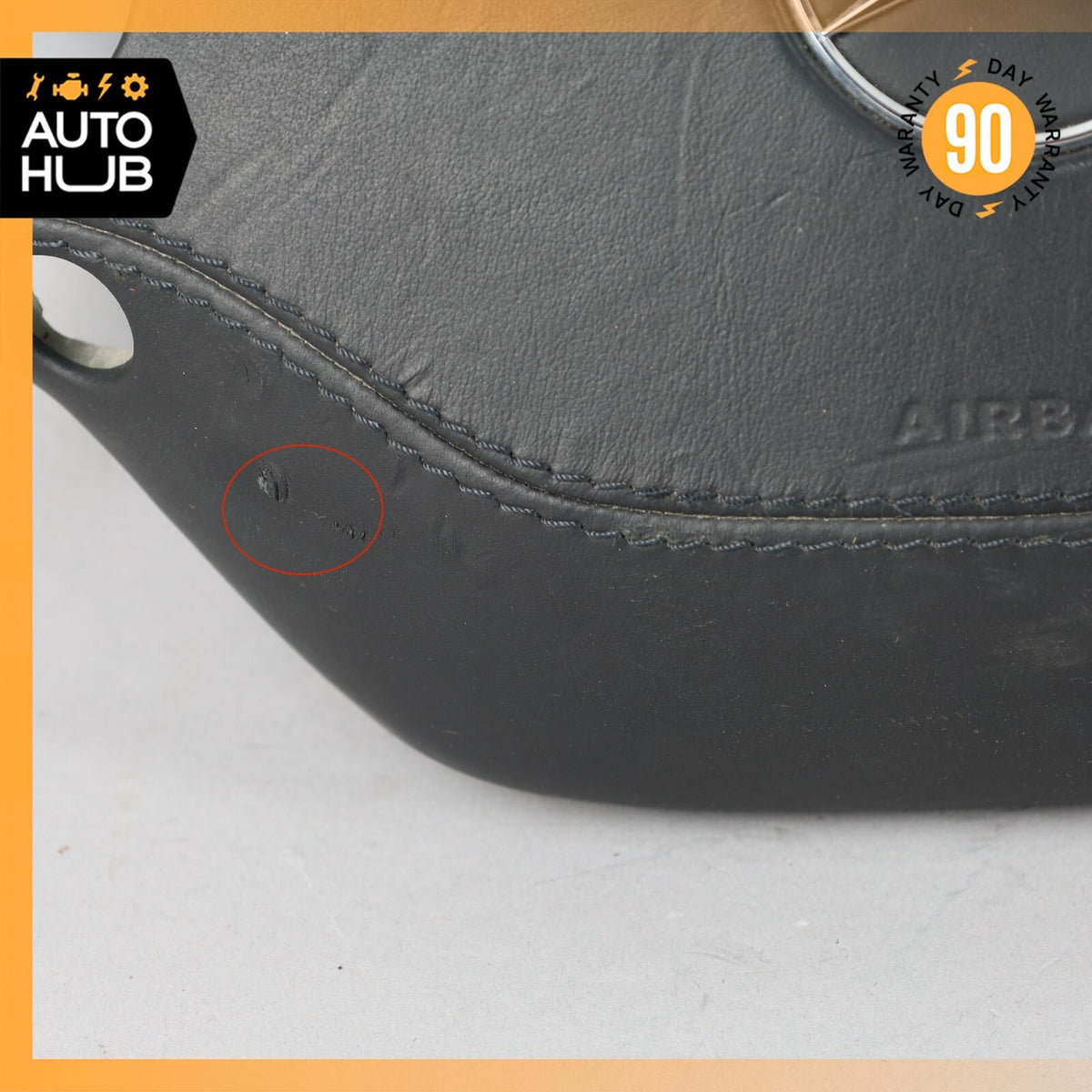 07-10 Mercedes W221 S550 CL550 S450 Steering Wheel Airbag Air Bag Black OEM - photo 5