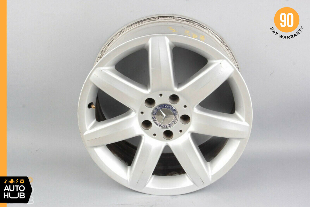 Mercedes R230 SL500 SL600 8.5 X R17 17" Wheel Rim Silver 2304010902 OEM - photo 1