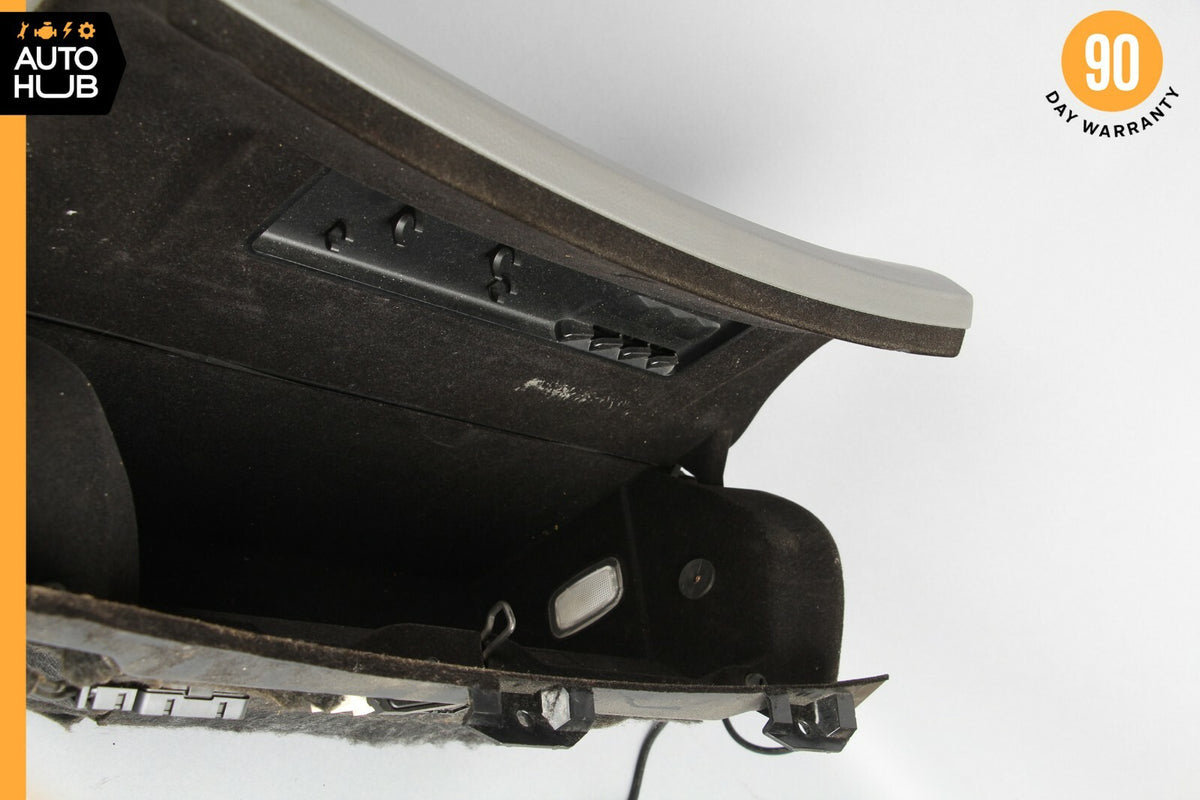 07-09 Mercedes W221 S550 S450 Dashboard Dash Glove Box Compartment Gray OEM - photo 2