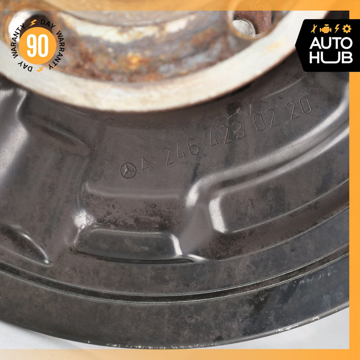 14-19 Mercedes W117 CLA45 GLA45 AMG Rear Right Spindle Knuckle Hub OEM - photo 13