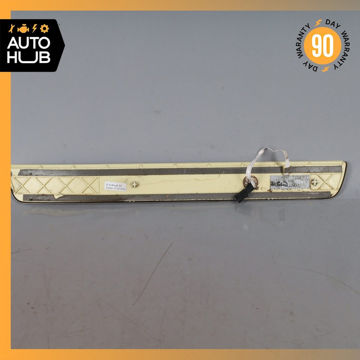 14-20 Mercedes W222 S550 S600 Rear Left Illuminated Door Step Sill Panel OEM - photo 11