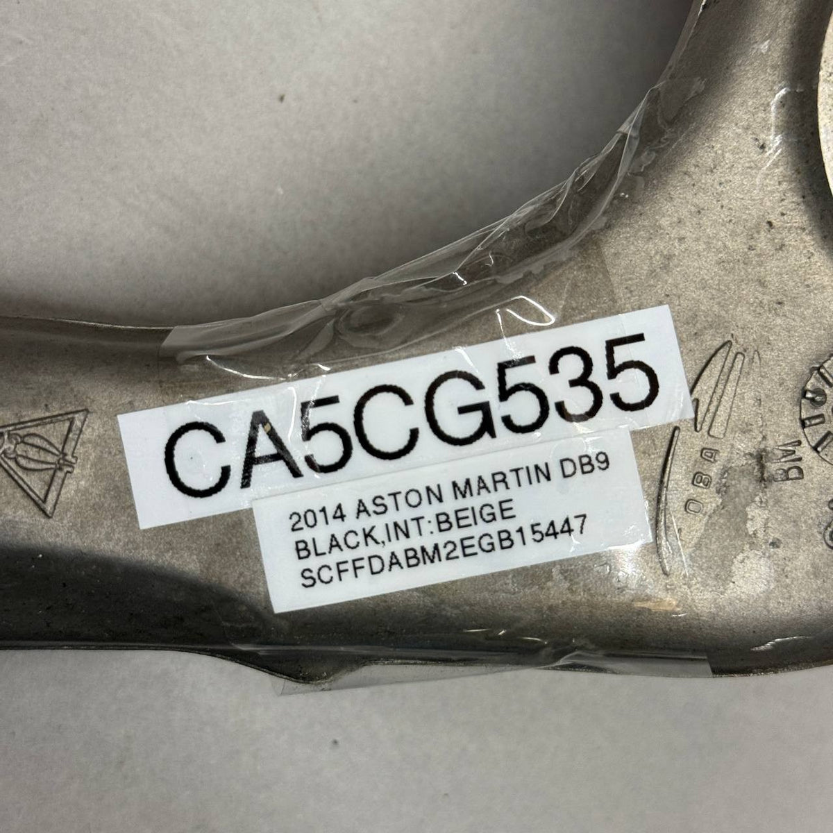 13-16 Aston Martin DB9 Front Right Upper Control Arm DG433084BA OEM 22k - photo 15