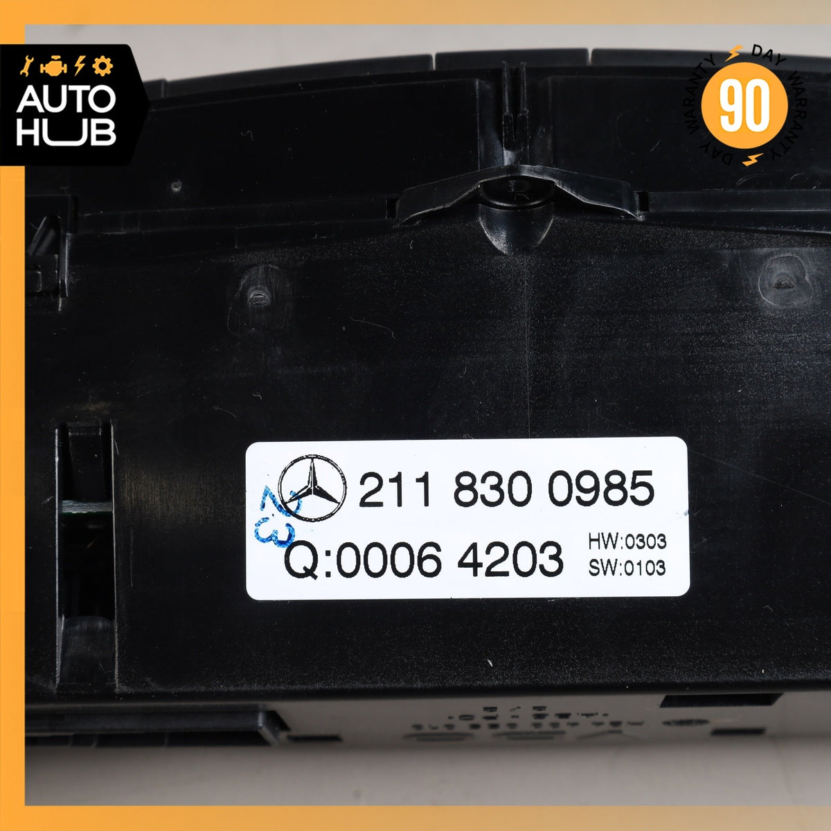 03-05 Mercedes W211 E320 E550 E55 Front A/C Heater Climate Control Switch OEM - photo 13