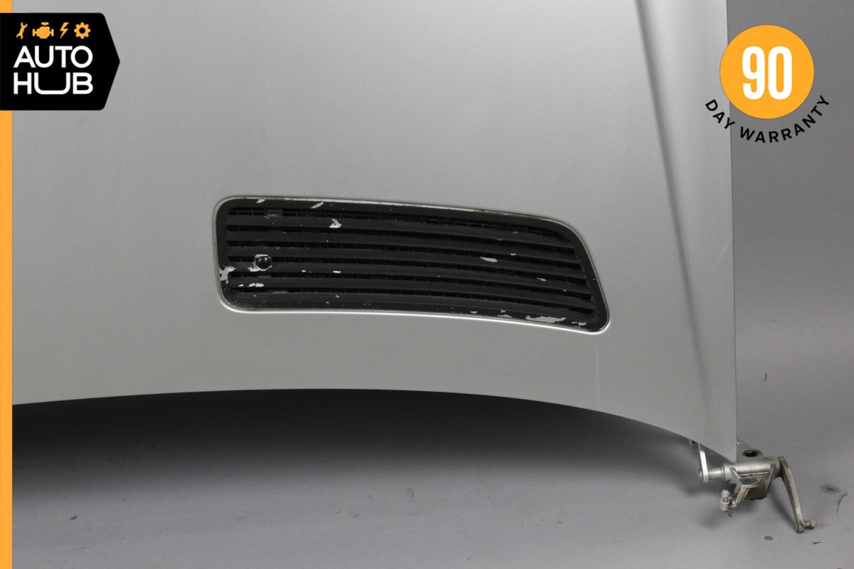 07-13 Mercedes W221 S600 S550 Hood Panel Assembly Iridium Silver Metallic OEM - photo 5