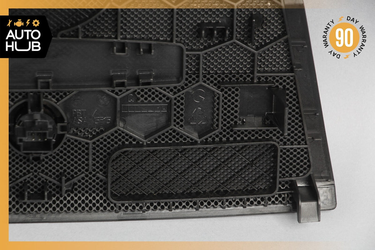 10-17 Mercedes W207 E550 E350 Dashboard Dash Grille Speaker Cover Black OEM - photo 10