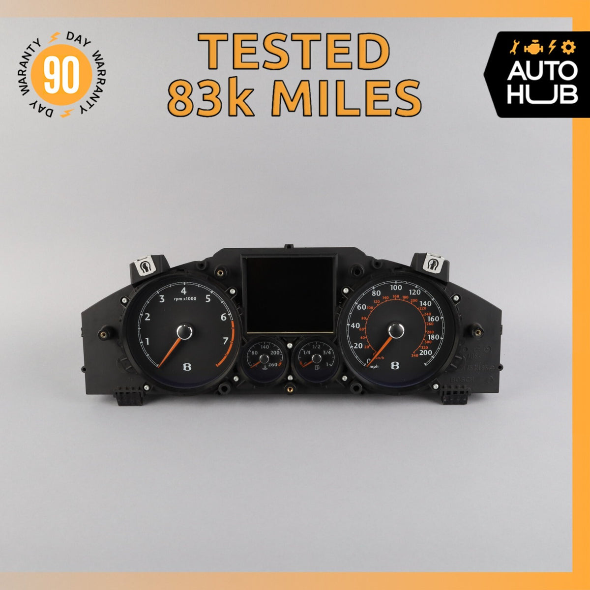 Bentley Continental GTC Speed Convertible Instrument Cluster Speedometer OEM 83k - photo 1