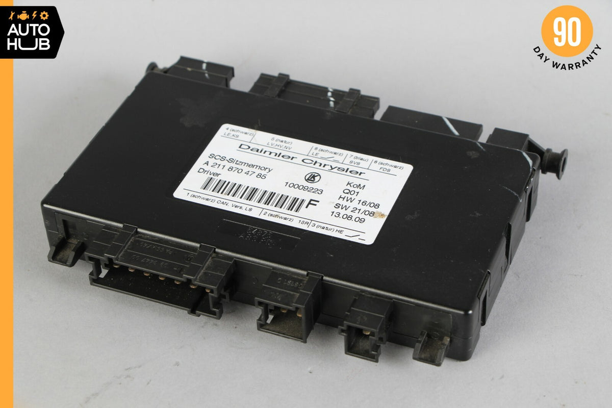 03-13 Mercedes W251 R350 GL550 Seat Control Module Front Left 2118704785 OEM - photo 1