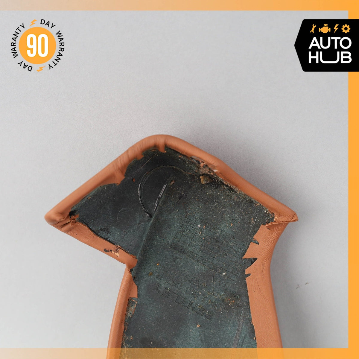 Bentley Continental GT GTC Front Left Driver Inside Seat Cover Trim Brown OEM - photo 7