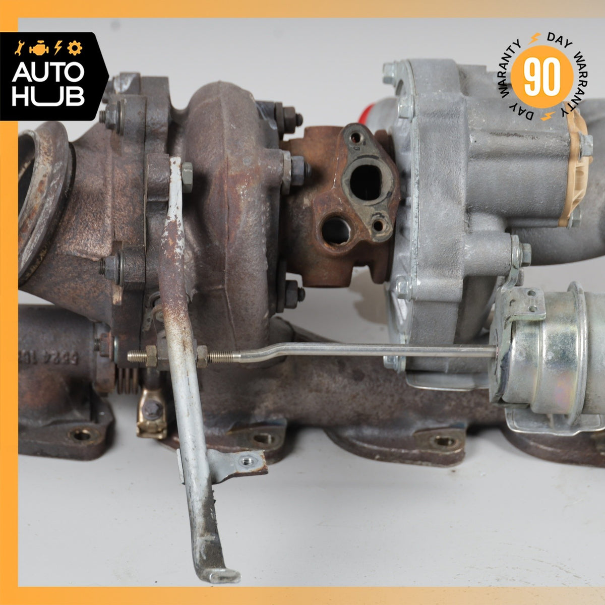 03-17 Mercedes W221 S600 SL600 M275 Turbocharger Turbo Manifold Right Side OEM - photo 7