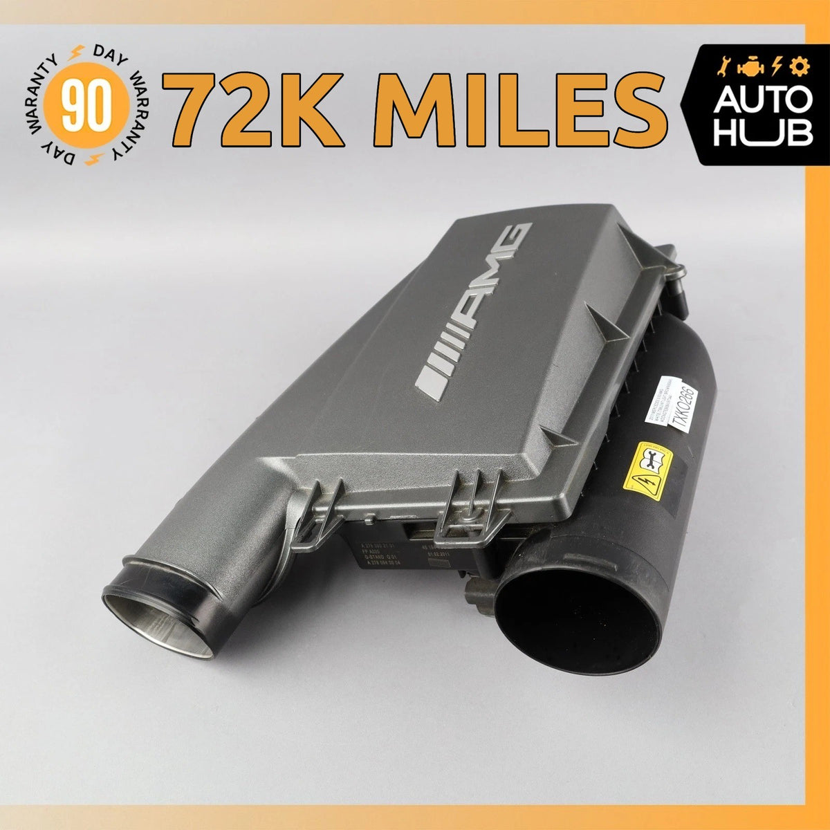 11-19 Mercedes W221 S63 SL63 ML63 AMG Left Driver Air Intake Cleaner Box OEM 72k - photo 1