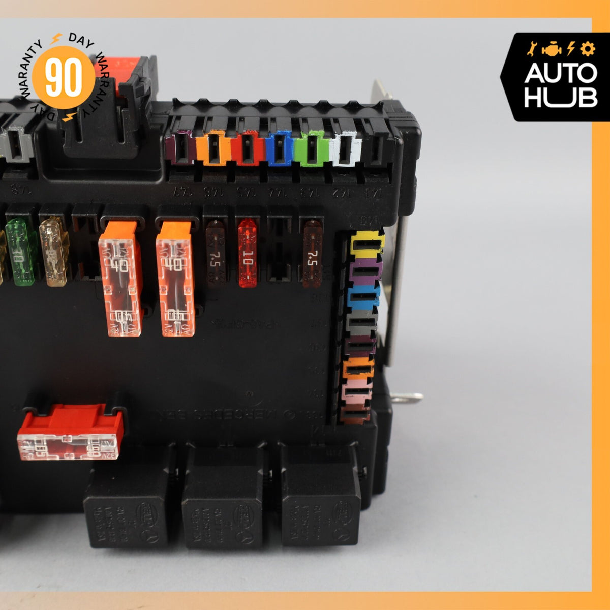 07-09 Mercedes W216 CL63 AMG S550 Rear Trunk Fuse Box Module 2215408301 OEM - photo 4