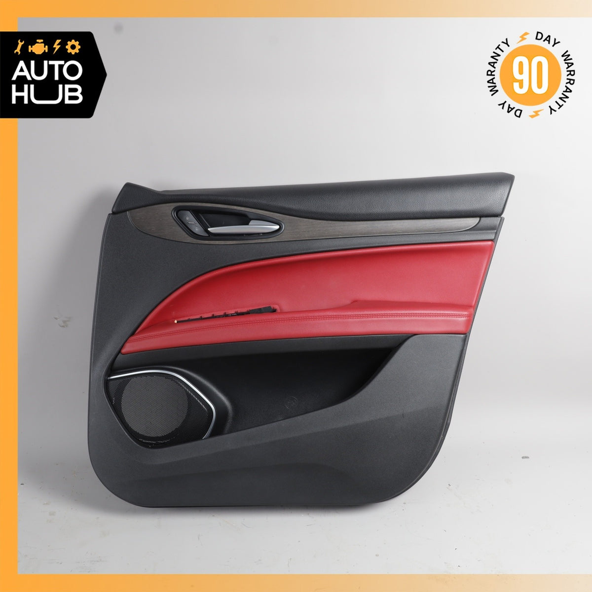 17-22 Alfa Romeo 949 Stelvio Front Right Side Interior Door Panel Red OEM - photo 2