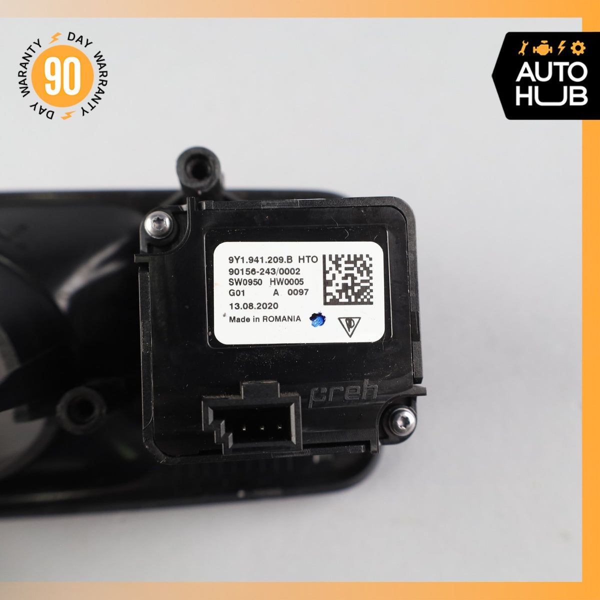 Porsche Cayenne 9Y0 Headlight Ignition Control Switch Bezel 9Y1941209B OEM - photo 9