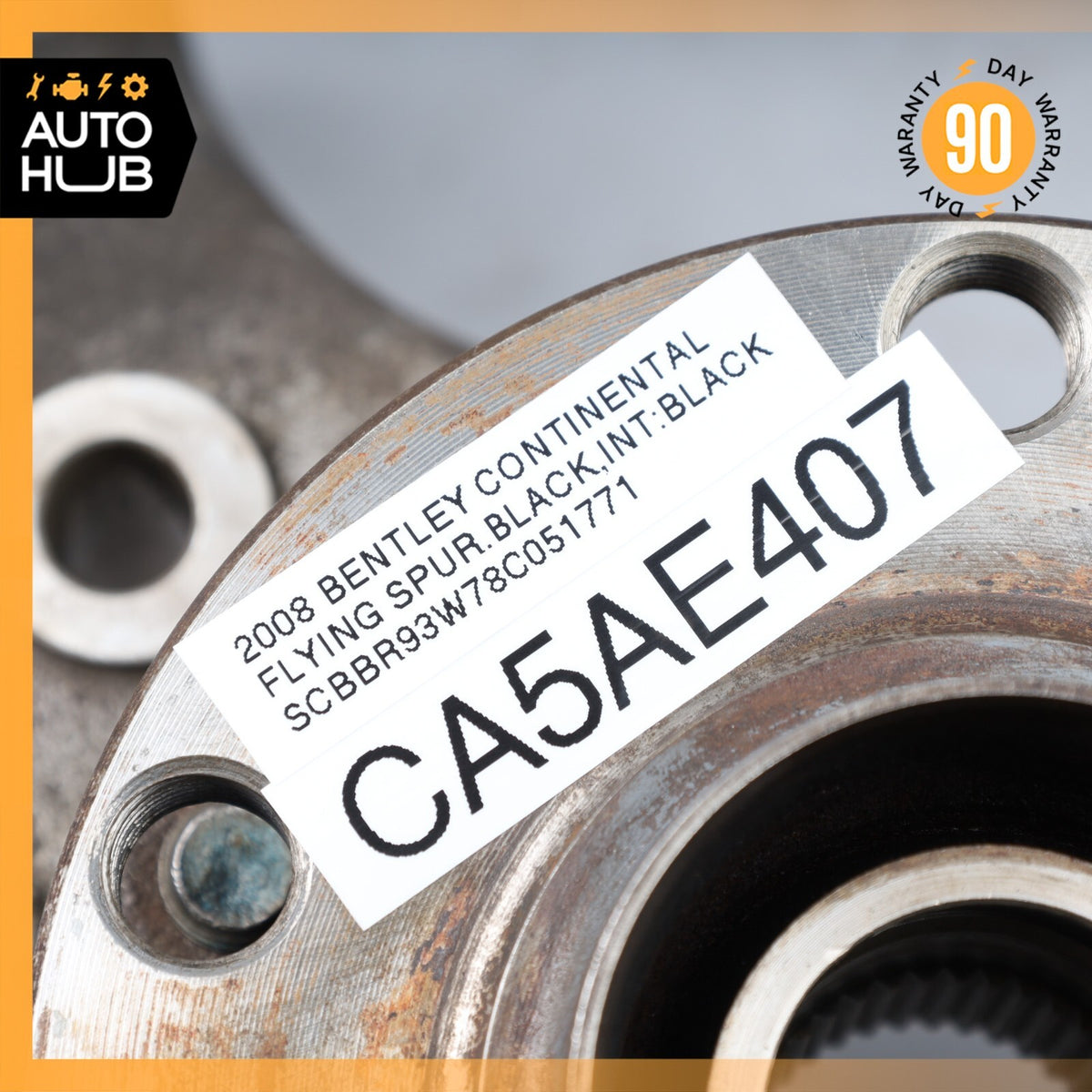 Bentley Continental GT Flying Spur Rear Right Side Spindle Knuckle Hub OEM - photo 16