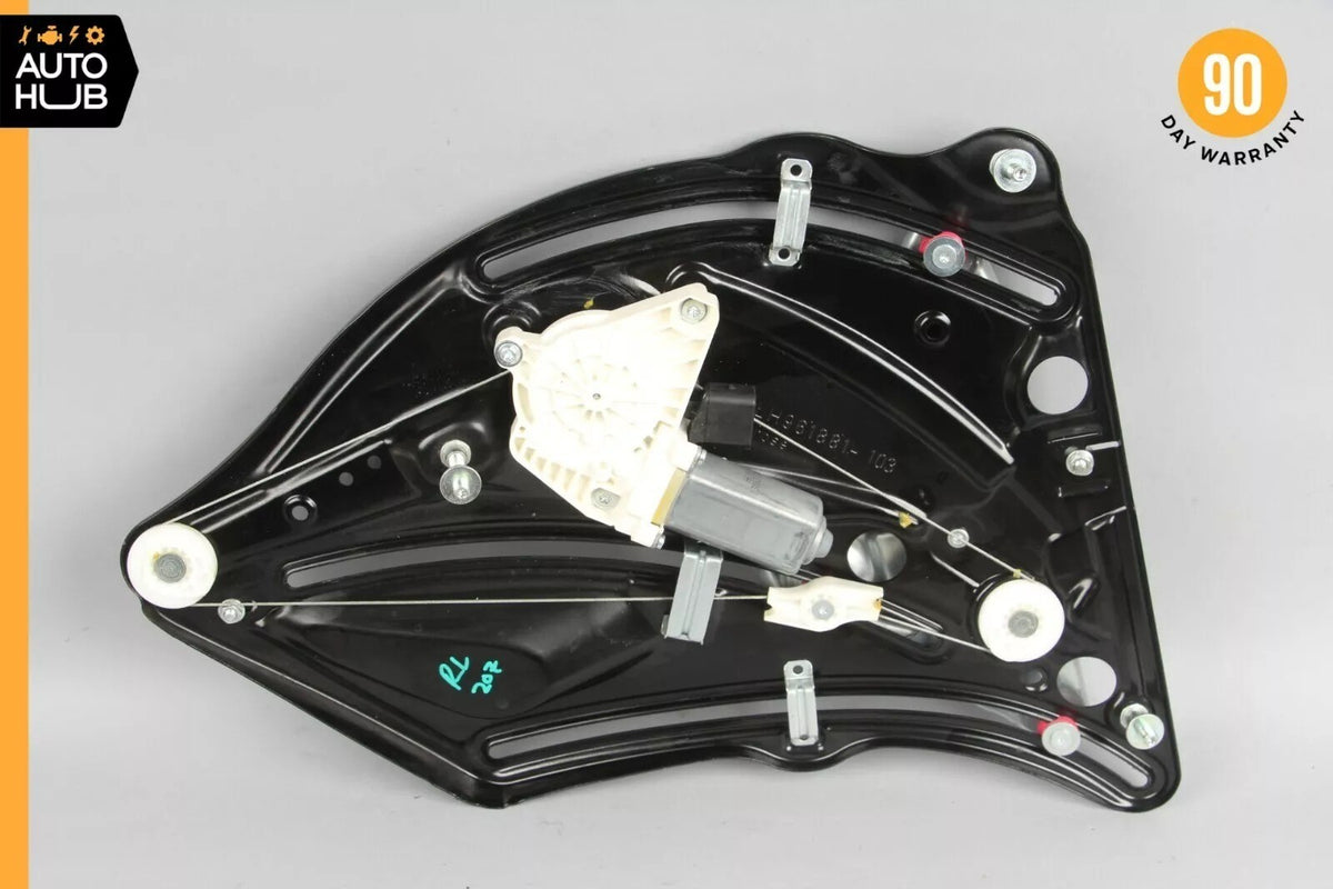 Mercedes W207 E350 E400 Coupe Rear Left Driver Side Window Regulator w/Motor OEM - photo 1