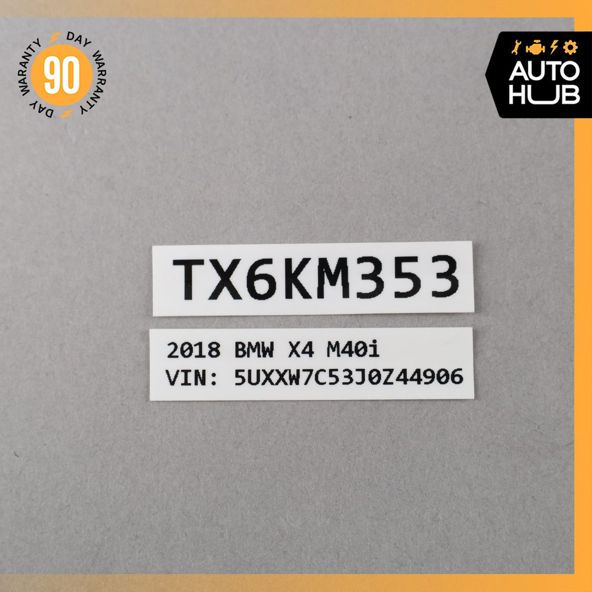11-18 BMW F26 X4 M40i X3 Active Lane Assist Front Camera OEM - photo 13
