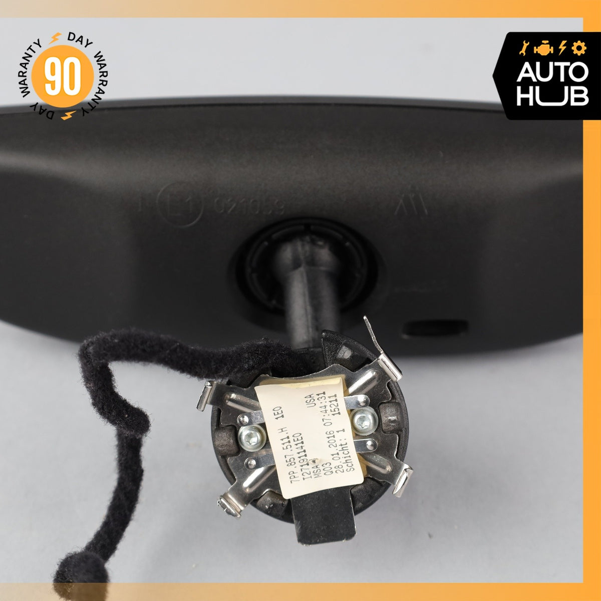 10-16 Porsche Macan Cayenne Panamera Interior Rear View Mirror Black OEM - photo 7