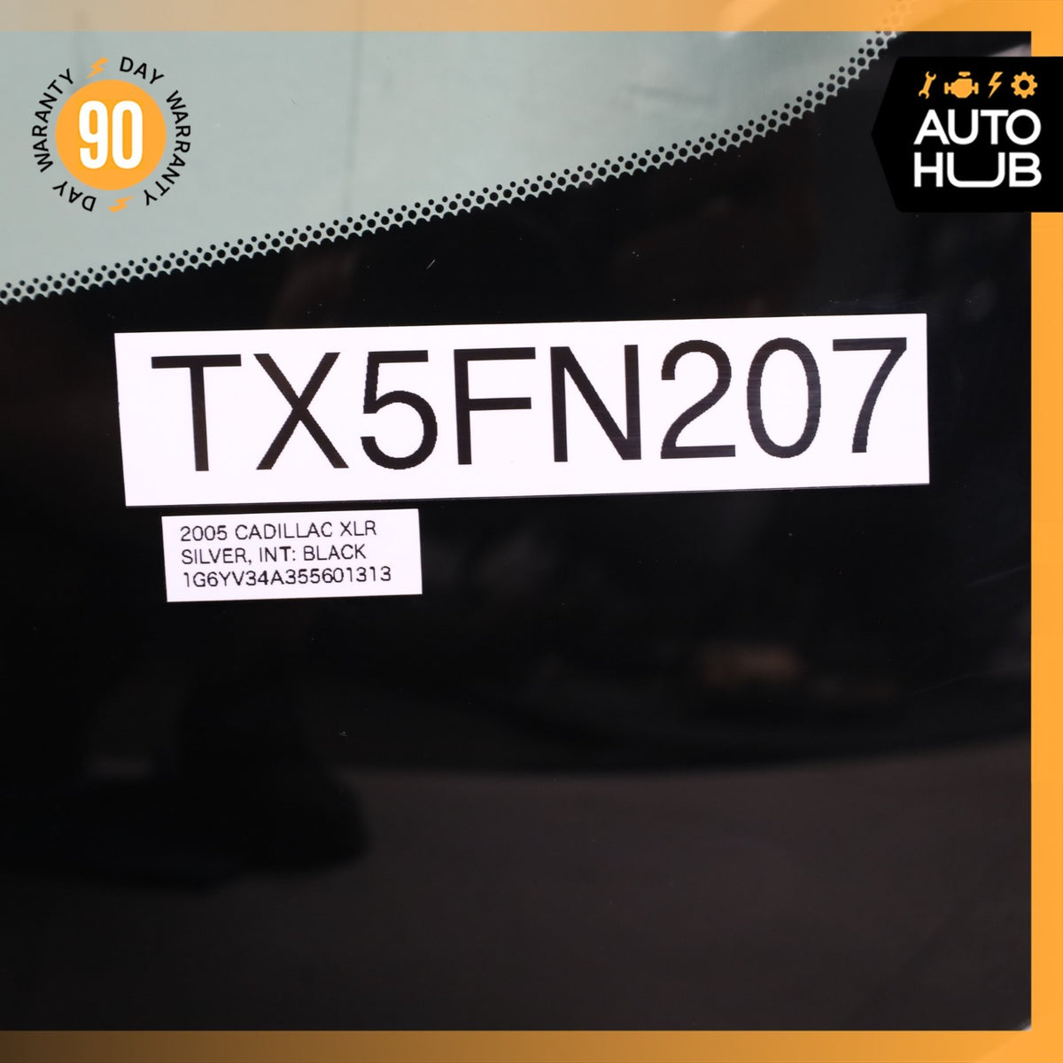 04-09 Cadillac XLR Front Window Windshield Glass 20784513 OEM - photo 17