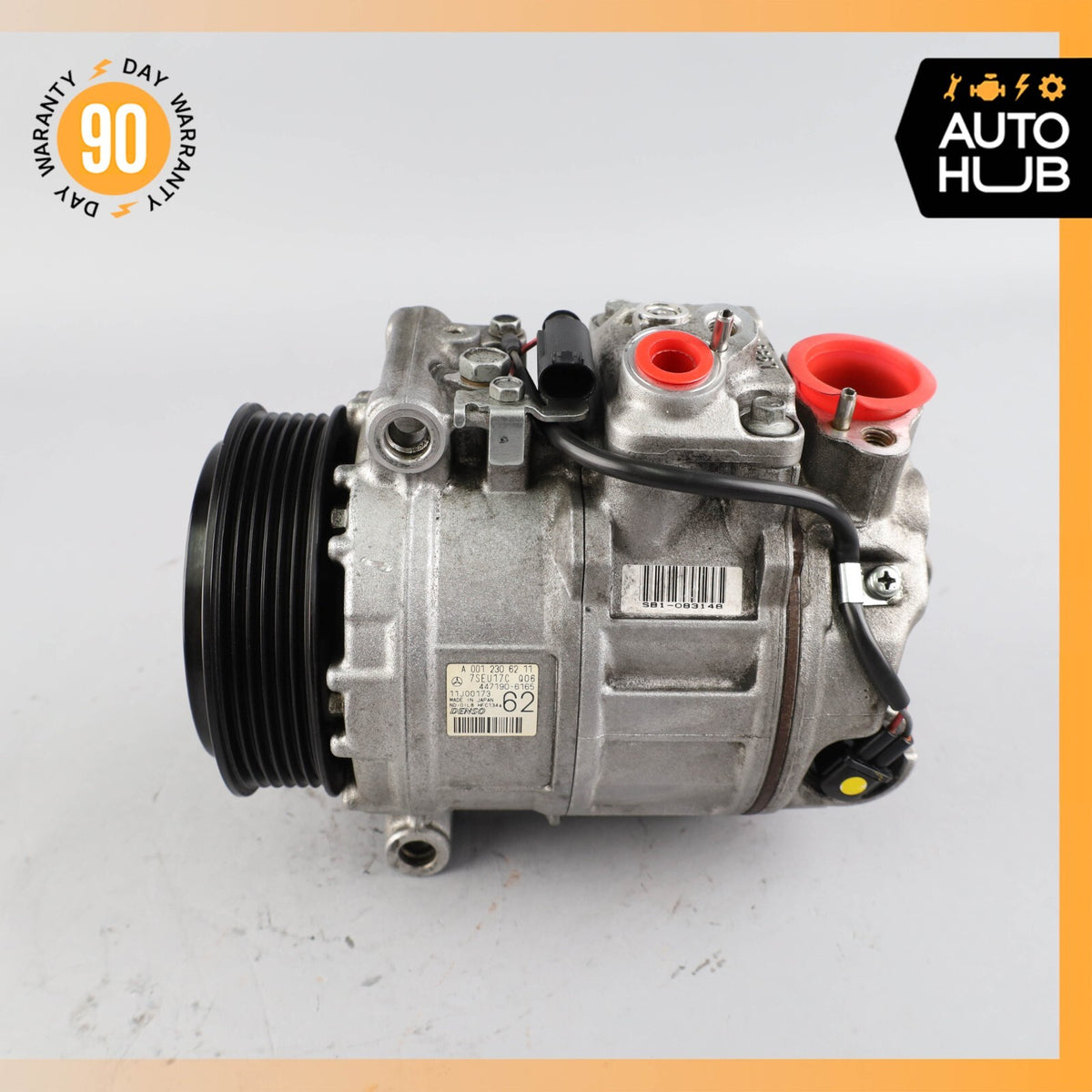 07-12 Mercedes R230 SL550 M273 A/C Air Conditioning Compressor 0012306211 OEM - photo 3