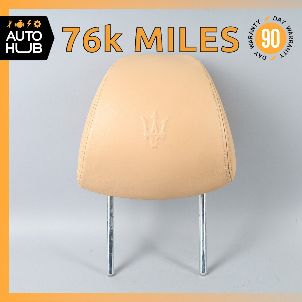 08-12 Maserati GranTurismo M145 Front Right or Left Seat Headrest Head Rest OEM - photo 1