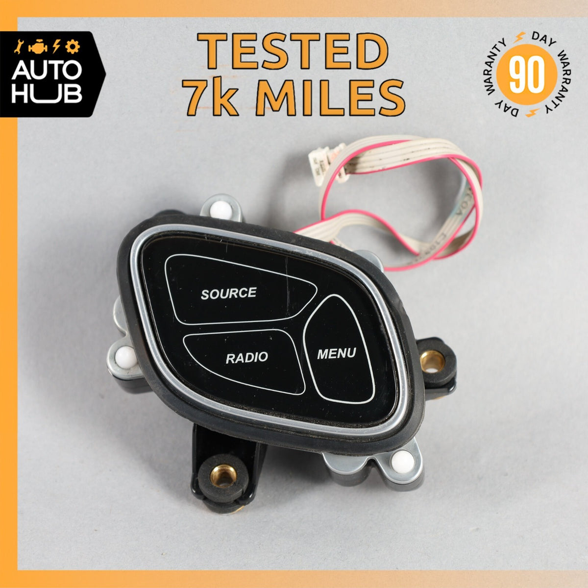 16-19 Aston Martin DB9 GT Vantage Center Left Radio Menu Source Switch OEM 7k - photo 1