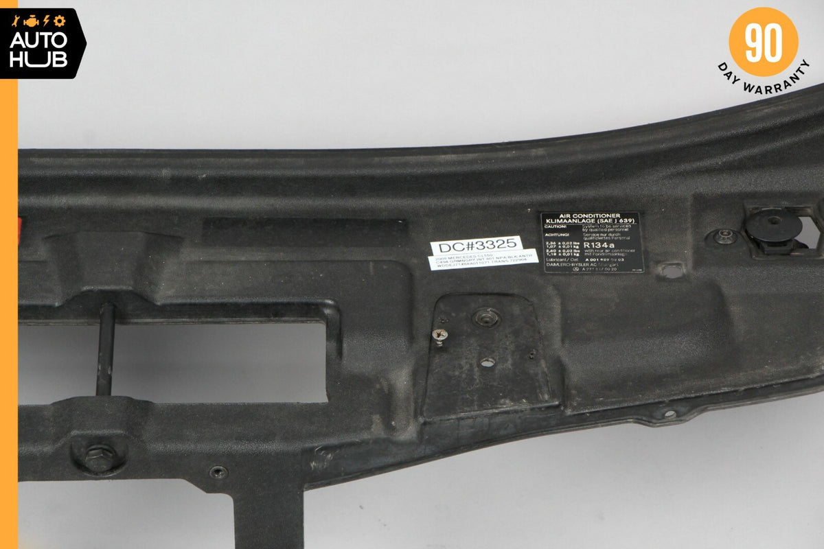 07-14 Mercedes W216 CL550 CL600 CL63 Upper Radiator Core Support 2166200072 OEM - photo 4