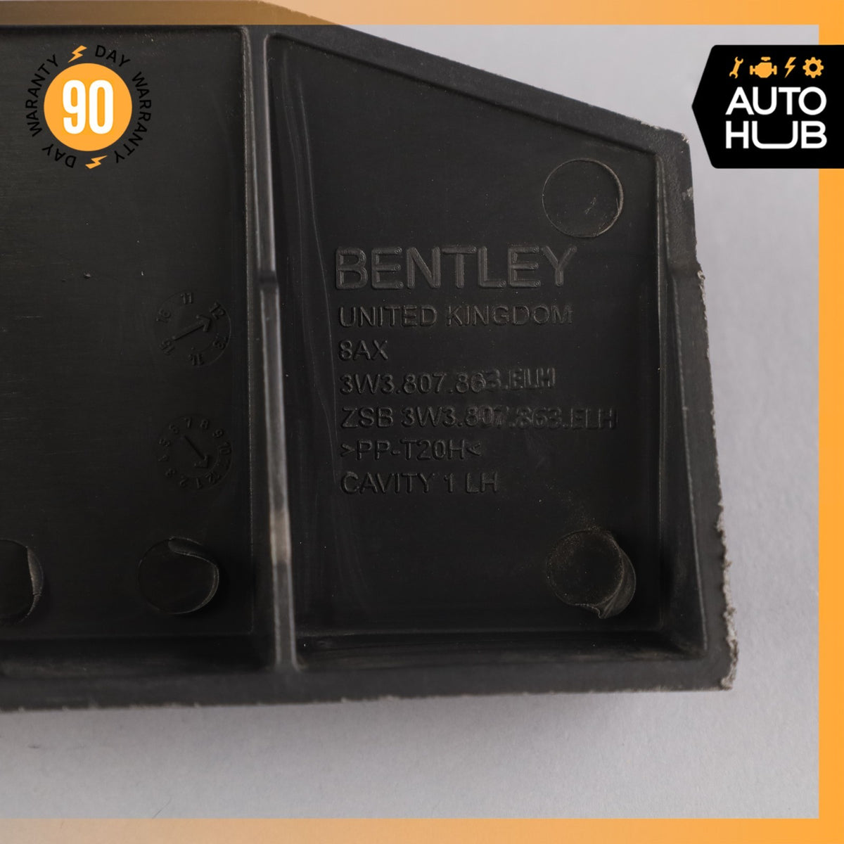 12-15 Bentley Continental GTC GT Rear Left Inner Bumper Support Bracket OEM 49k - photo 11